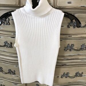 Turtleneck Blouse Short Sleeves